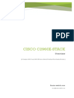 Cisco C2960X-STACK Overview