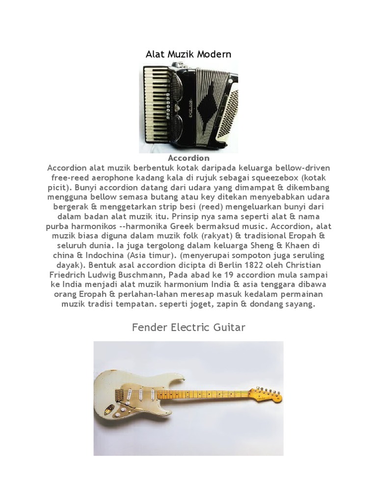 Alat Muzik Modern Pdf