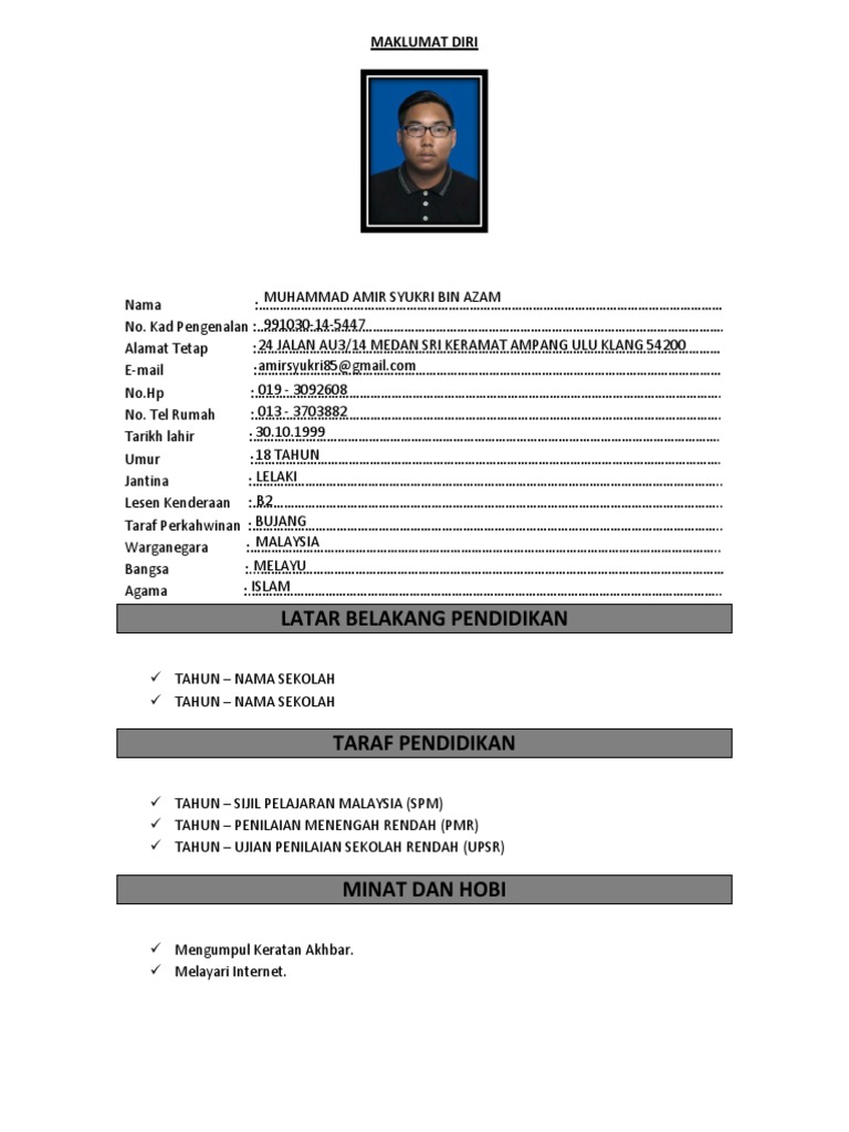 Job Sheet 01 - Muhammad Amir Syukri Bin Azam | PDF
