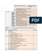 Course Outline Basic Mechanical Engineering