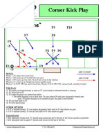 "Goal Frame": Corner Kick Play