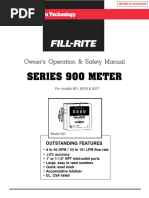 Flow Meter Fillrate 900 Series PDF