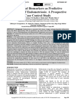 Peripheral Biomarkers As Predictive Indicators of Endometriosis A Prospective Case Control Study