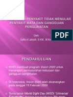 Epidemiologi Penyakit Tidak Menular (Penyakit Mata)