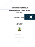 Cover - Skripsi - Ika Yulia Rizki - Profil Penggunaan Analgesik Pada Pasien Kanker Payudara Di Bangsal Bedah Wanita RSUP Dr. M. Djamil Padang