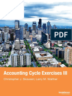 Accounting Cycle Exercises III