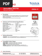 Sensomag Mcp50: Manual Call Point