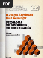 Psicología de Los Medios de Comunicación - Kagelmann Jurgen ...