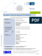 CERT Spherical Bearing RW European ETA 08 0106 Full Plant at en