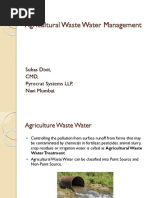 Suhas Dixit - Agricultural Waste Water Management