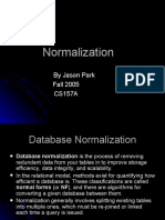 Jason Park Normalization