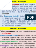 OPTIMALISASI  PERILAKU PRODUKSEN