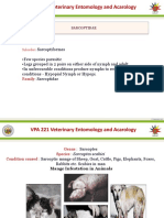 VPA 221 Veterinary Entomology and Acarology: Family