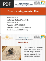 Drawbot Using Arduino Uno