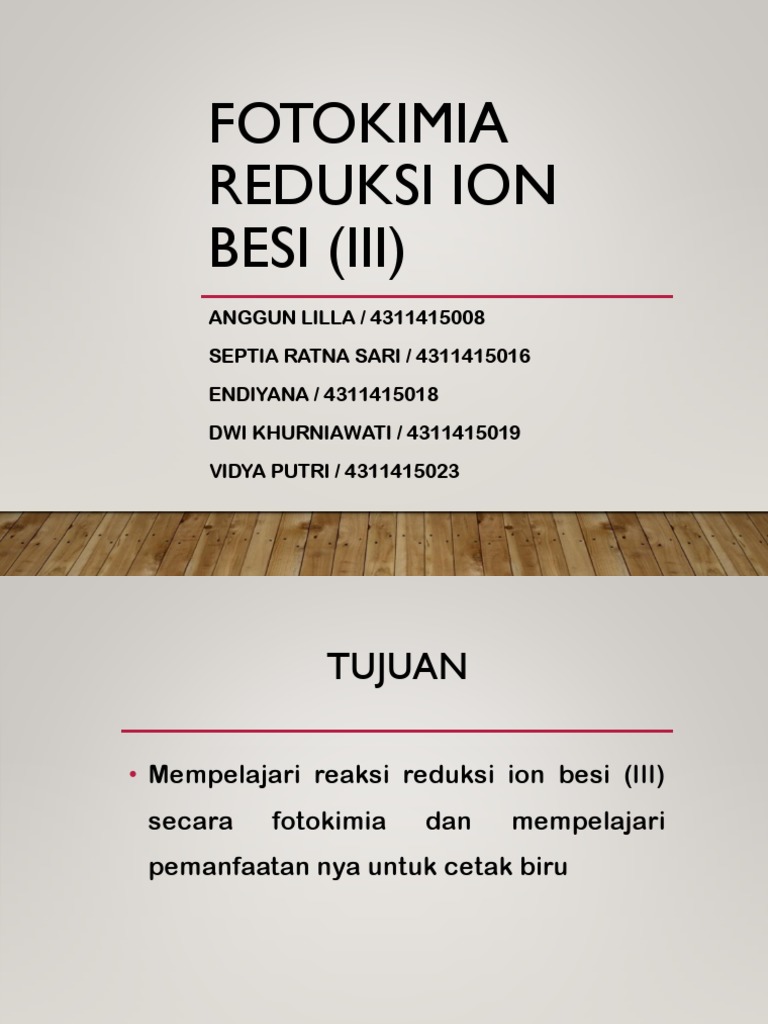 FOTOKIMIA REDUKSI ION BESI PDF