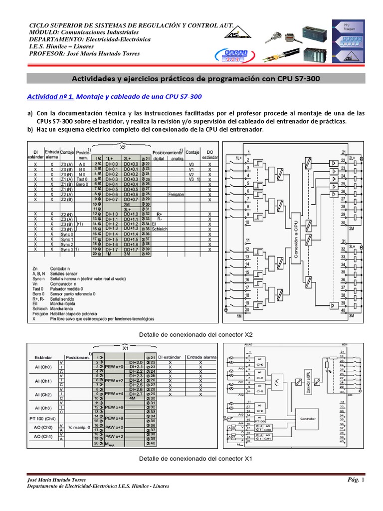 Ejercicios de Programacic3b3n Con s7 300 1c2aa Parte PDF | PDF | Unidad ...