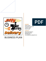 Jiffy Delivery Business Plan