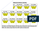 Social Studies Tutoring Fall 2017