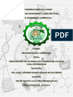 Preparación de medios de cultivo para microbiología ambiental