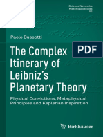 The Complex Itinerary of Leibniz's Planetary Theory: Paolo Bussotti