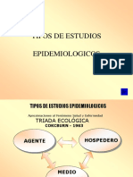 Tipos de Estudios Epidemiologicos 2017 I