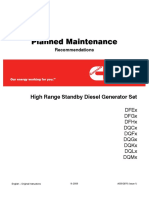 Planned Maintenance Recommendations for Diesel Generators