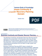 Business Continuity & Disaster Recovery Planning Domain: Cissp Common Body of Knowledge