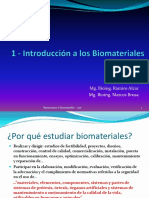 1 - Introducción A Los Biomateriales