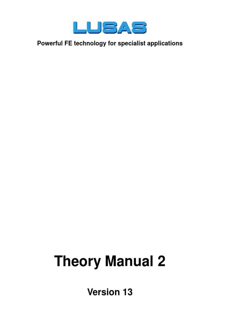 Lusas Theory Manual2 Pdf Pdf Cartesian Coordinate System Bending