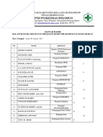 Daftar Hadir Lintas Program