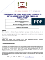Dureza Agua Complexometrico PDF