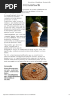 Dicas Da Hora - O Emulsificante - Receitas de Mãe
