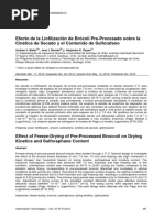 brocoli liofilizacion