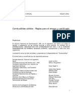 NCh0054-60 Combustibles Solidos PDF