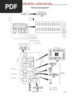 FUSE BLOCK - Junction Box (J/B) : Terminal Arrangement