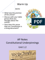 ap notes unit 1 2 constitutional underpinnings