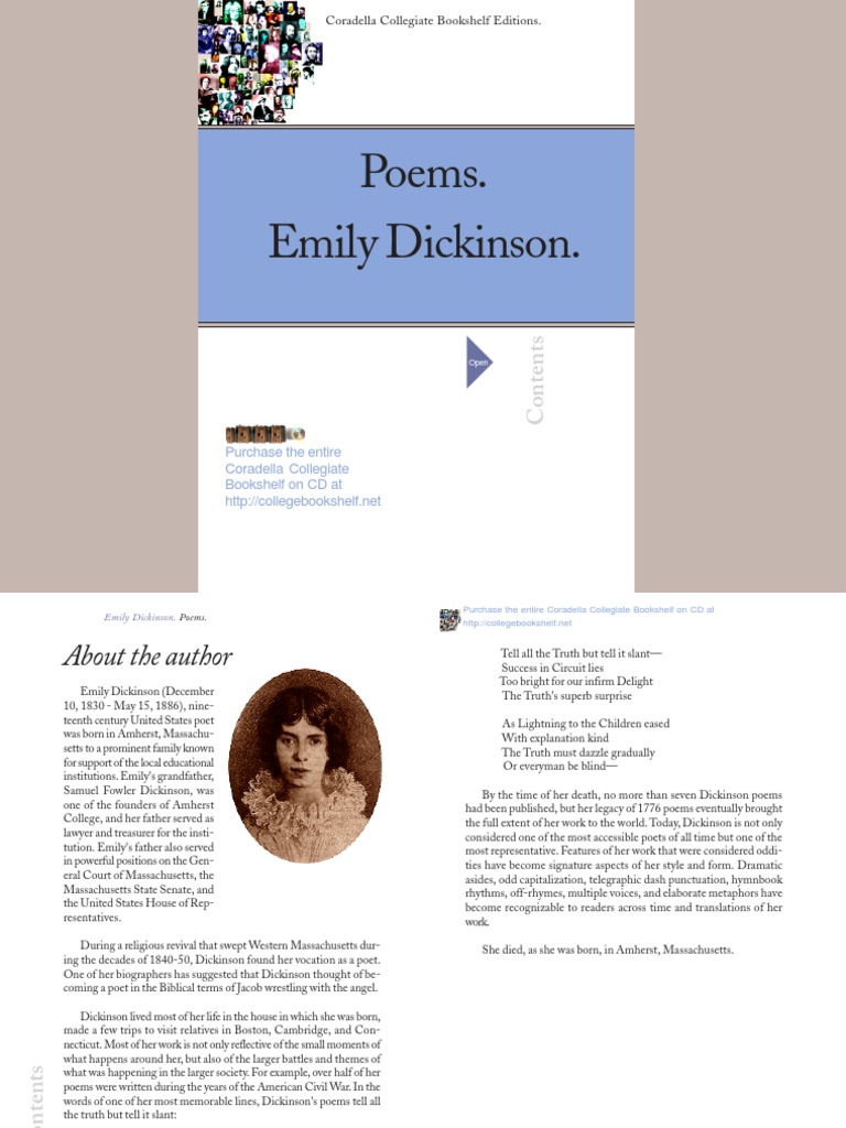 Dickinson Poems | PDF | Poetry