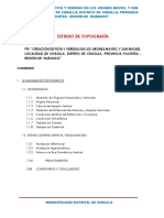 ESTUDIO TOPOGRAFICO Chaglla