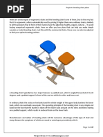 Kneeling Chair Plans PDF