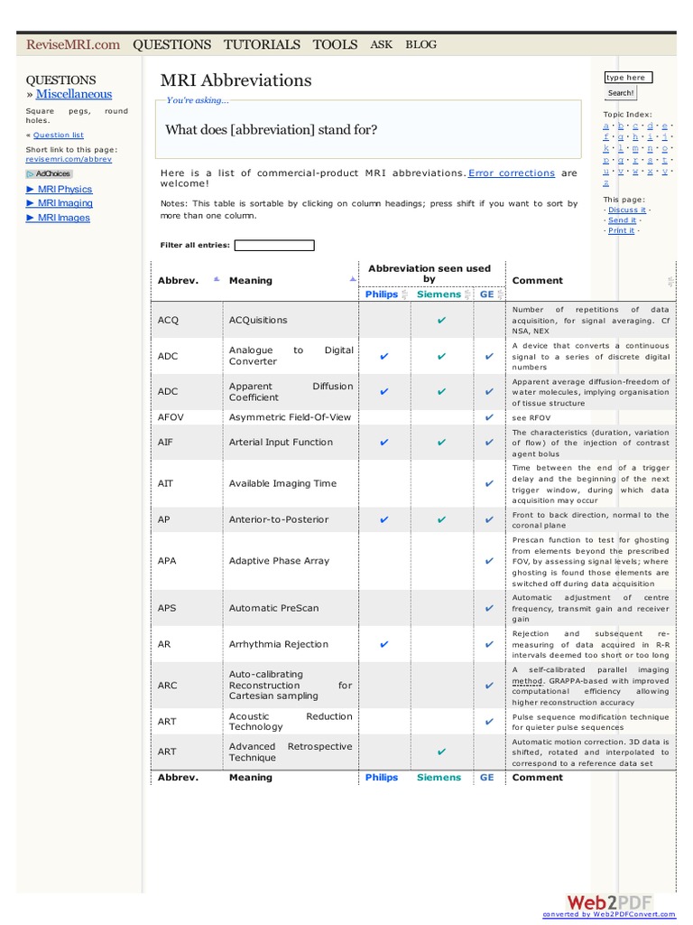 Mri | PDF | Medicine | Computing And Information Technology
