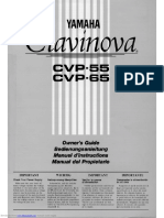 Yamaha Clavinova CVP 55/65 Manual