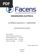 Relatório 2 - Amplificador Base Comum