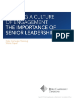 Building A Culture - The Importance of Senior Leadership PDF