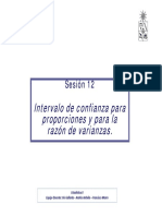 Clase 12 IC para Proporcion y Varianza PDF