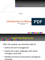Introduction To Management: Adaptedfromhitt/Black/Porter Management 2E