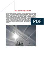 Chemtrails y Geoingeniería