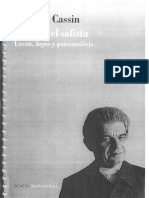 CASSIN, BARBARA. Jacques, o Sofista Lacan, o Logos e A Psicanálise PDF