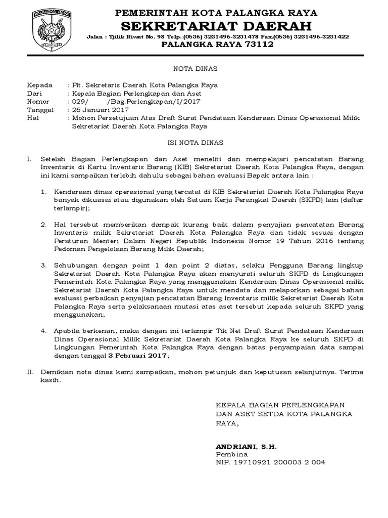 Surat Permintaan Data Ke Setiap Skpddoc