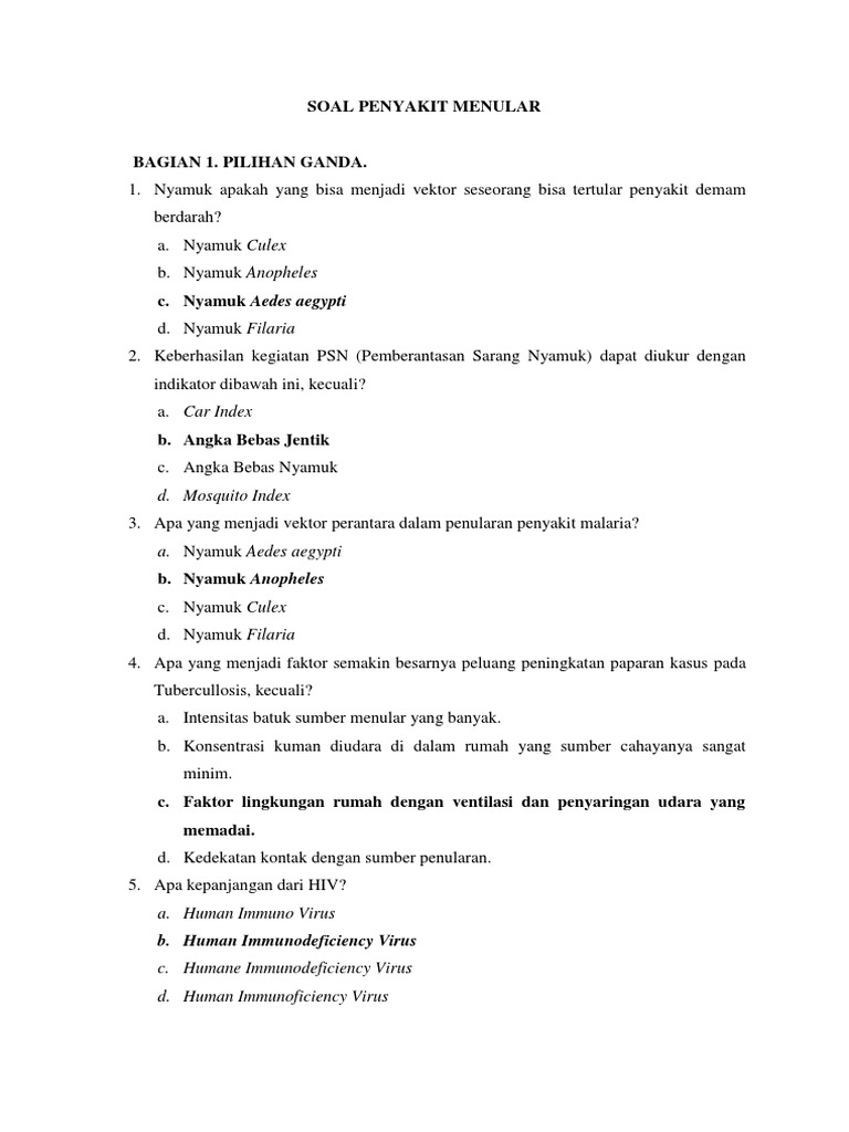 13+ Soal dan jawaban tentang dbd info