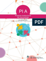 Proyecto Institucional de Aprendizaje (PIA) Presidencia de La Nación 2017